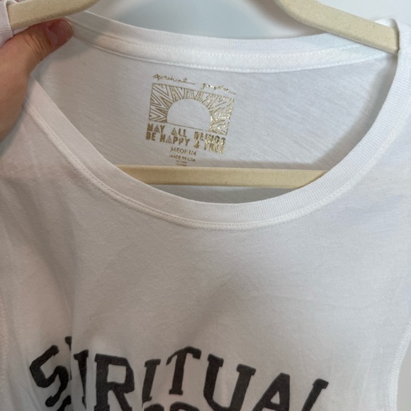 Spiritual Gangster White Graphic Tee - Picture 2 of 3